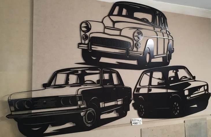 dekoracja-scienna-fiat-126p-maluch-tematyka-motoryzacja