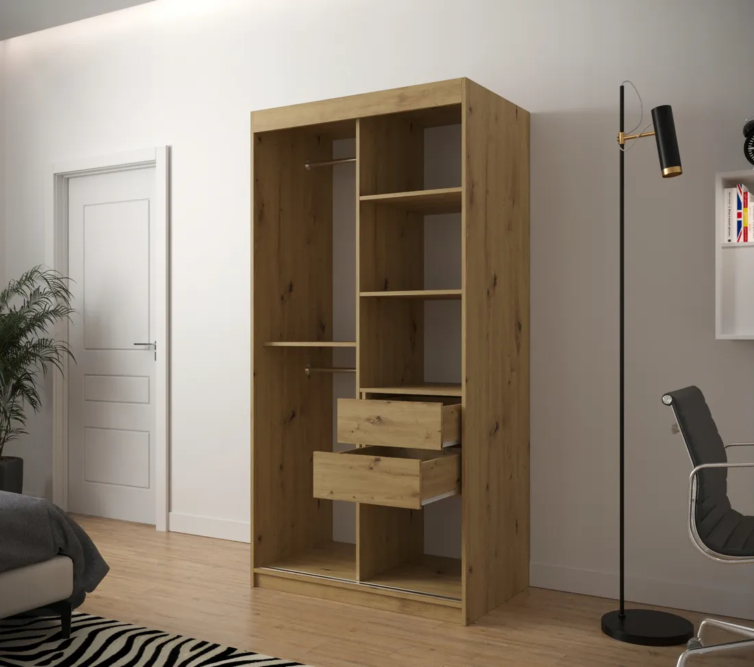 szafa-przesuwna-garderoba-plaster-100-cm-stan-nowy