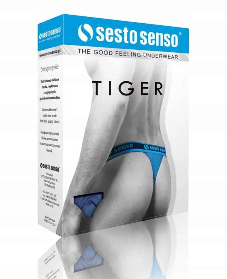 stringi-meskie-sesto-senso-tiger-czerwone-m