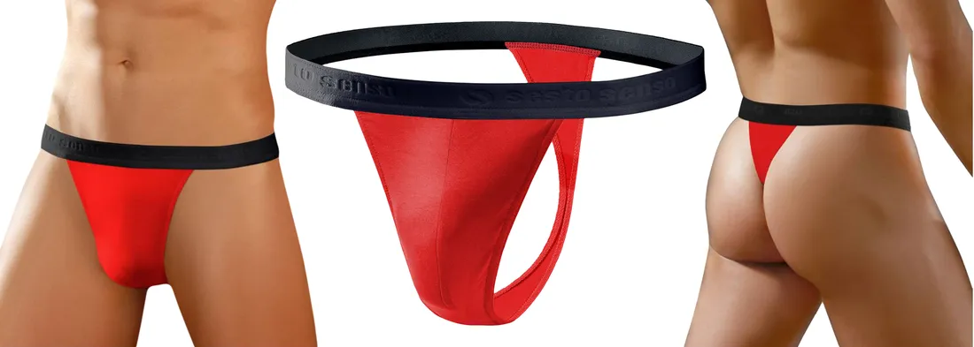 stringi-meskie-sesto-senso-tiger-czerwone-m