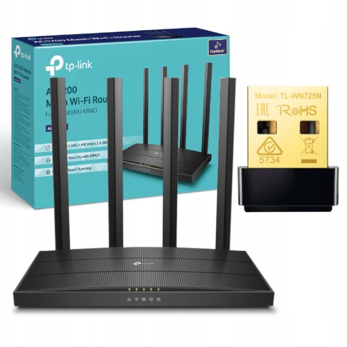 Router TP-LINK Archer C6 + karta sieciowa GRATIS - ERLI.pl