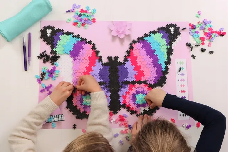 puzzle-by-number-motyl-800-elementow-plus-plus-seria-brak