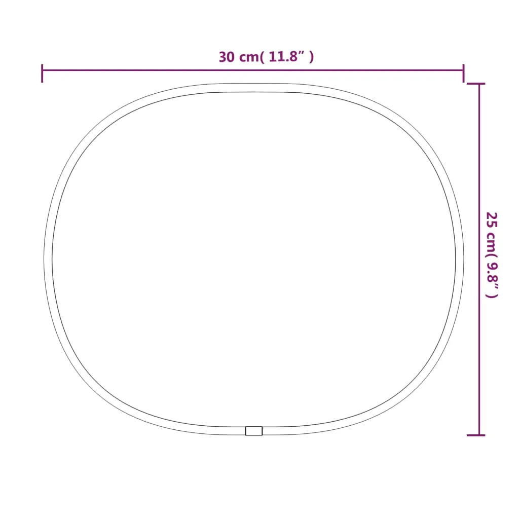 lustro-scienne-czarne-30x25-cm
