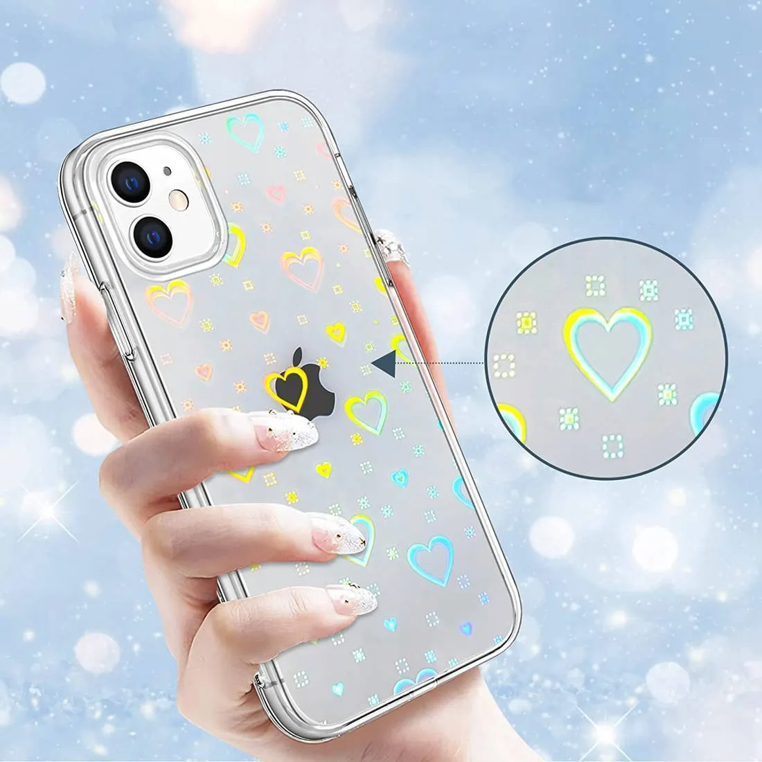 etui-clear-case-wzory-do-iphone-13-szklo-stan-nowy