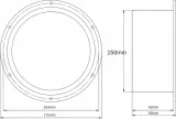 okragly-lacznik-kolnierzowy-scienny-150mm-stan-nowy