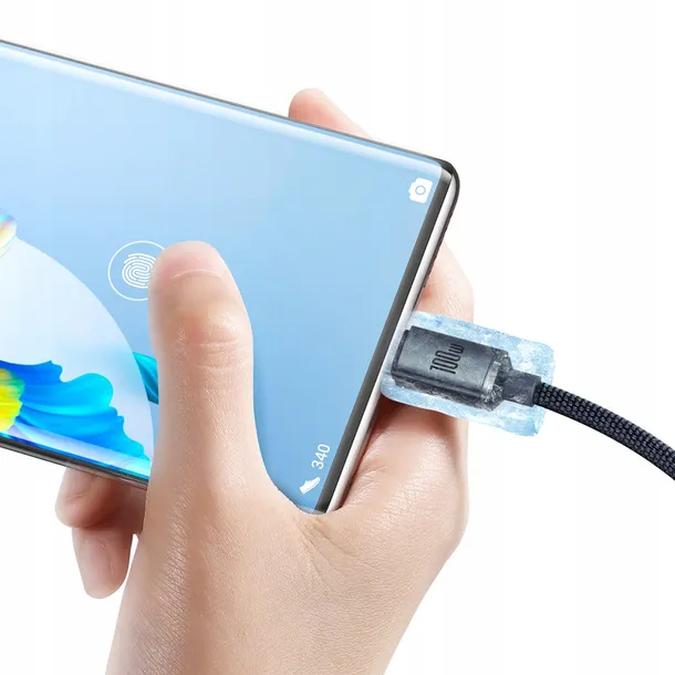 baseus-crystal-shine-kabel-usb-typ-a-typ-c-100w-kolor-czarny-stan-nowy