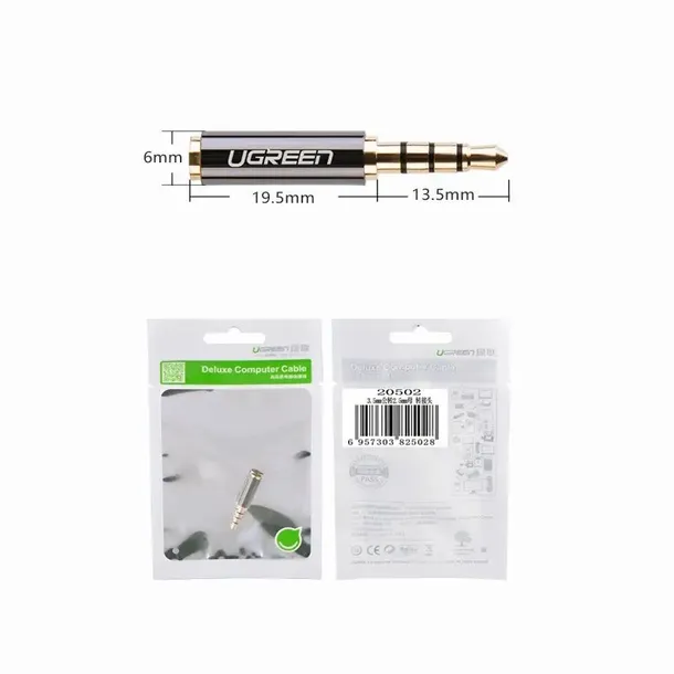 ugreen-adapter-mini-jack-na-micro-jack-25-35mm-waga-z-opakowaniem-0-024-kg-stan-nowy