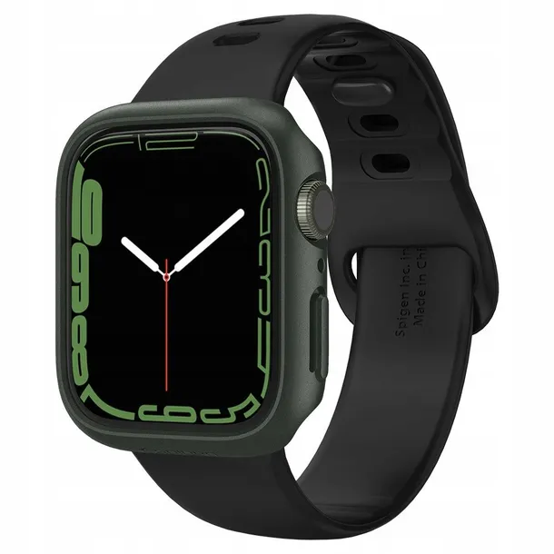 etui-spigen-thin-fit-do-apple-watch-7-45mm-kolor-zielony-material-tworzywo-sztuczne