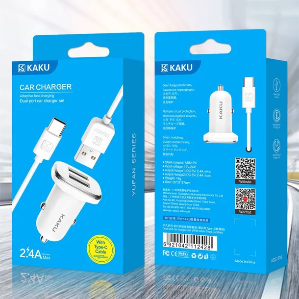 ladowarka-samochodowa-2xusb-2-4a-kabel-typ-c-usb-kod-producenta-6921042112428