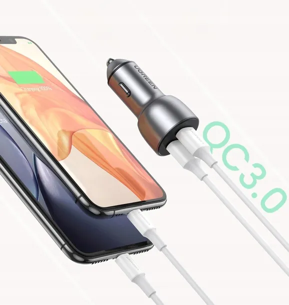 ladowarka-samochodowa-ugreen-cd213-qc-3-0-2xusb-waga-z-opakowaniem-0-05-kg