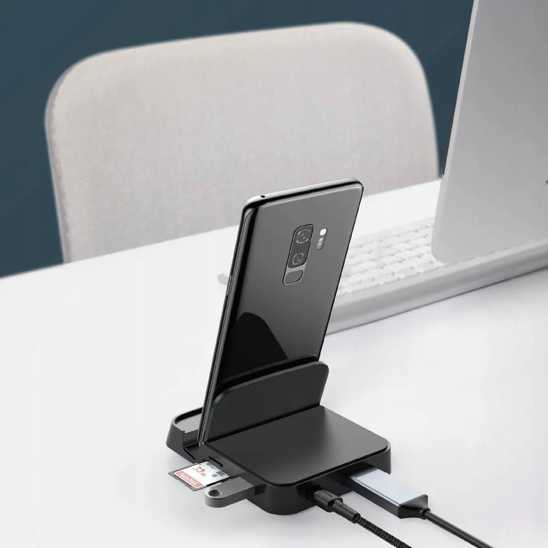 hub-usb-c-baseus-mate-docking-huawei-samsung-15w