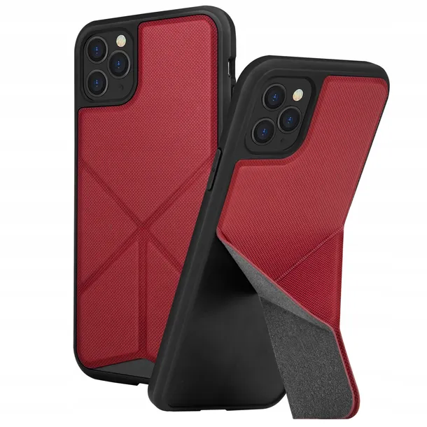 uniq-etui-transforma-iphone-11-pro-czerwony-red-material-tworzywo-sztuczne