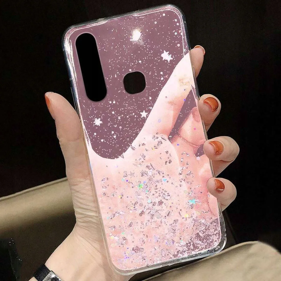 etui-do-iphone-13-pro-brokat-cekiny-case-plecki-stan-nowy