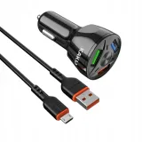 ladowarka-samochodowa-20w-3xusb-kabel-micro-usb-kolor-czarny