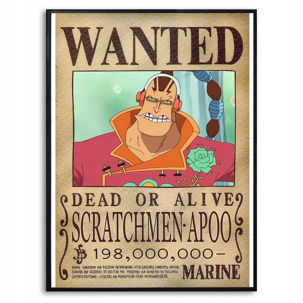 plakat-a3-one-piece-scratchmen-apoo-anime-wzory