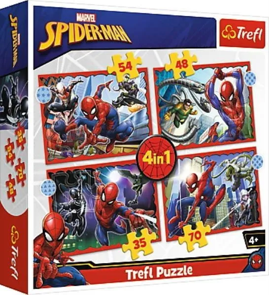 trefl-puzzle-4w1-bohaterski-spiderman