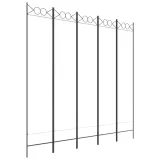 parawan-5-panelowy-bialy-200x200-cm-tkanina
