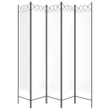 parawan-5-panelowy-bialy-200x200-cm-tkanina