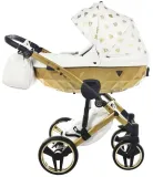 wozek-junama-glow-3w1-diamond-v2-szary-akcesoria-w-zestawie-torba-do-wozka-folia-przeciwdeszczowa-moskitiera-parasolka-oslona-na-nozki