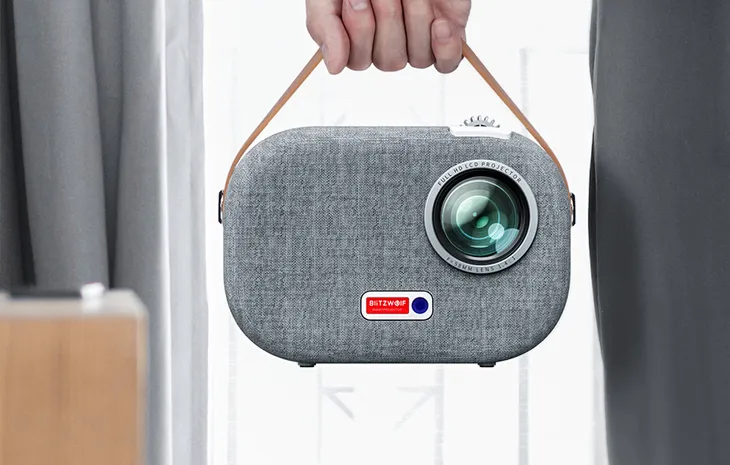rzutnik-mini-projektor-blitzwolf-bw-v2-bialy-waga-z-opakowaniem-0-3-kg-stan-nowy