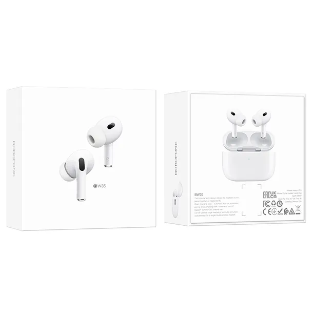 borofone-sluchawki-bluetooth-tws-bw35-biale-waga-z-opakowaniem-0-3-kg-stan-nowy