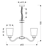 schubert-zwis-3x40w-e27-czarny