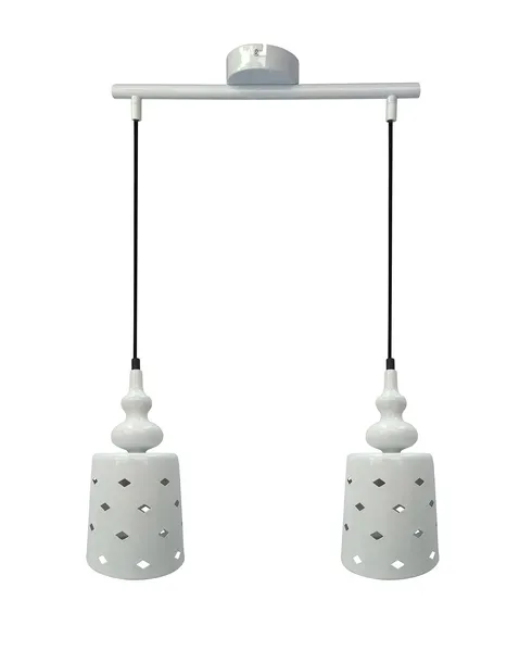 hamp-zwis-2x60w-e27-bialy