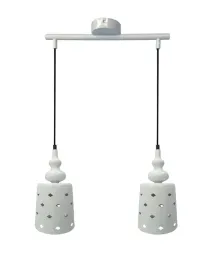 hamp-zwis-2x60w-e27-bialy