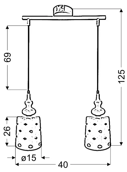 hamp-zwis-2x60w-e27-bialy