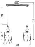 hamp-zwis-2x60w-e27-bialy