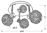 collar-plafon-3x40w-g9-chrom