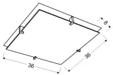fikus-plafon-36x36-2x60w-e27-chrom
