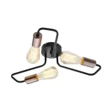 herpe-ampla-3x60w-e27-czarny