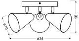 amor-plafon-3x40w-e14-szary-mat