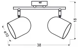 azuro-listwa-2x40w-e27-bialy