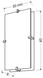 fikus-plafon-40x20-2x60w-e27-chrom