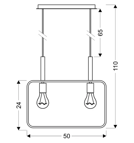 frame-zwis-2x60w-e27-bialy