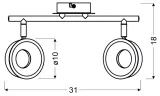 isla-listwa-2x4w-led-chrom-3000k