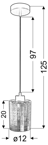 cox-zwis-12-1x60w-e27-chrom