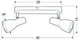 picardo-listwa-2x40w-e14-bialy-mat