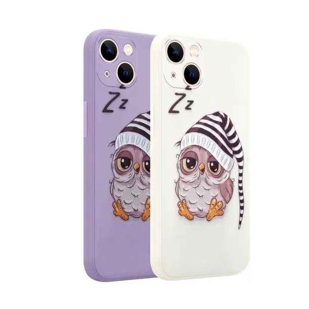 mx-owl-sleepy-iphone-13-mini-beige-bezowy-waga-z-opakowaniem-0-3-kg-stan-nowy