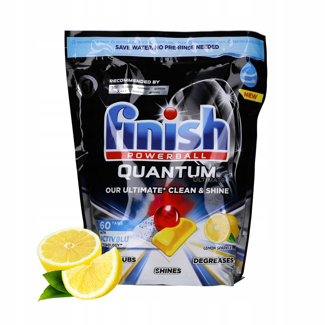 FINISH POWERBALL QUANTUM kapsułki lemon 60 szt ERLI.pl