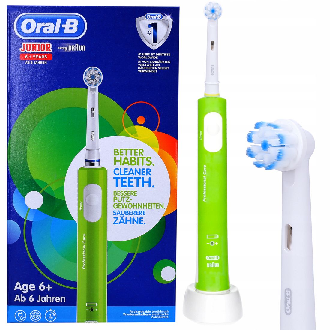 ORAL-B JUNIOR SZCZOTECZKA ELEKTRYCZNA DLA DZIECI 6 - ERLI.pl