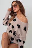 sweter-damski-serca-czarny-nude-uni