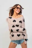 sweter-damski-serca-czarny-nude-uni-stan-nowy