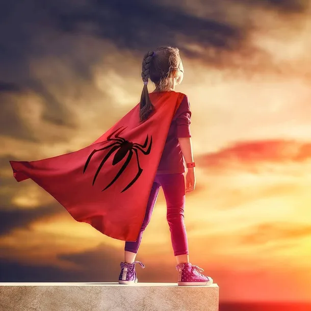 peleryna-z-maska-spiderman-stan-nowy