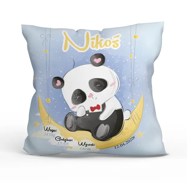 poduszka-metryczka-panda