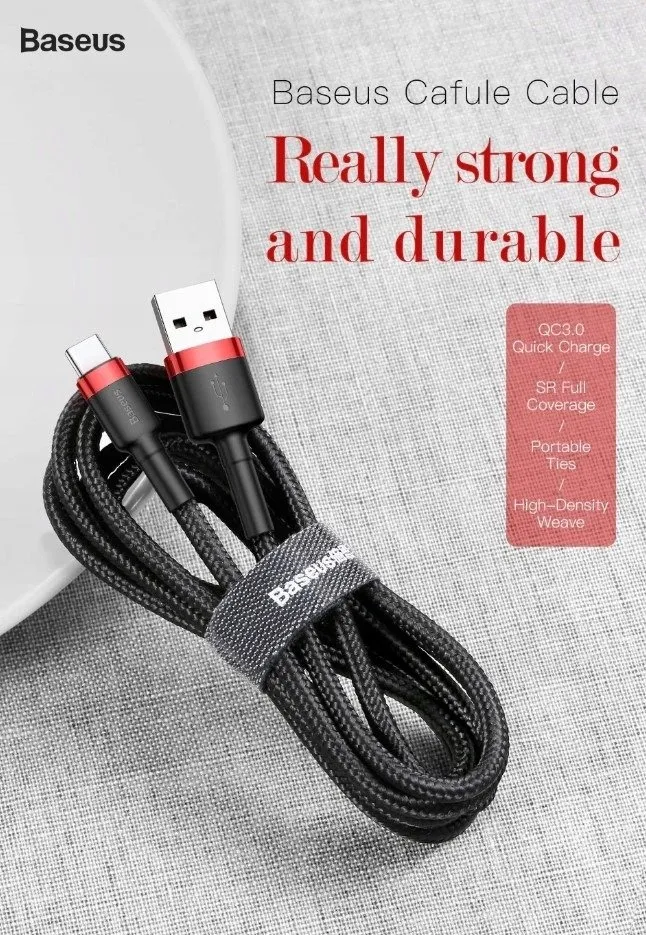 kabel-baseus-cafule-usb-a-usb-c-3a-1m-qc3-0