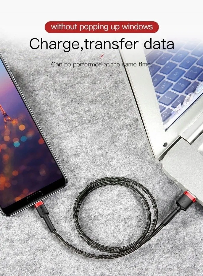 kabel-baseus-cafule-usb-a-usb-c-3a-1m-qc3-0