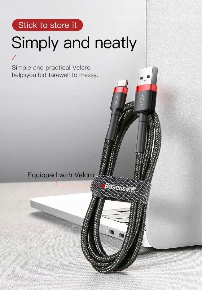 kabel-baseus-cafule-usb-a-usb-c-3a-1m-qc3-0
